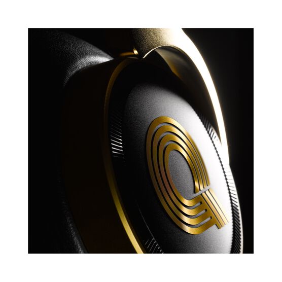 N90Q - Gold - Reference class auto-calibrating noise-cancelling headphones - Detailshot 10
