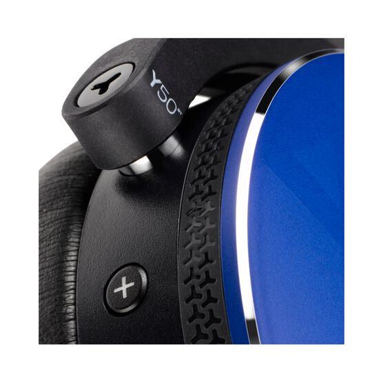 Y50BT - Blue - Premium portable Bluetooth speaker with quad microphone conferencing system - Detailshot 2