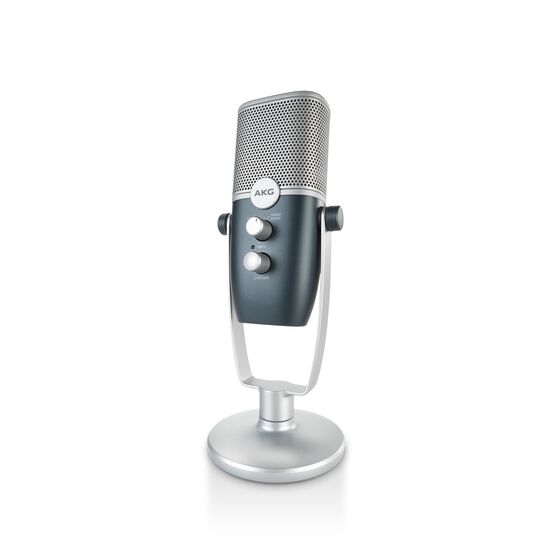 AKG Ara - Blue - Professional Two-Pattern USB Condenser Microphone - Detailshot 6