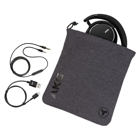AKG Y600NC WIRELESS - Black - Wireless over-ear NC headphones - Detailshot 2