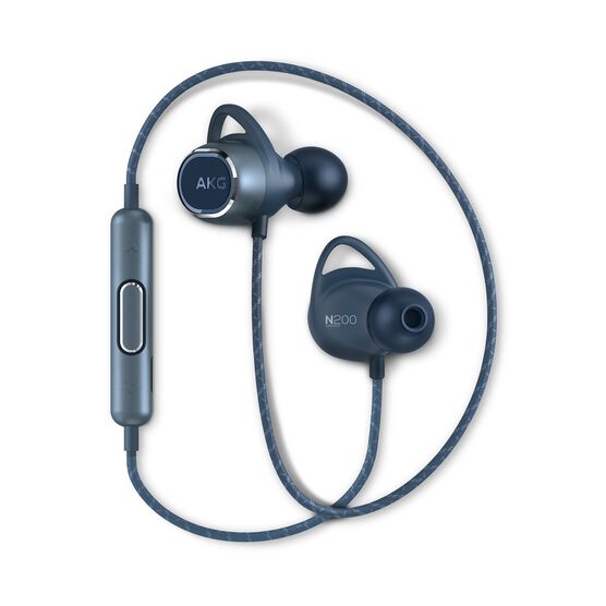 AKG N200WIRELESS - Blue - Reference wireless in-ear headphones - Hero