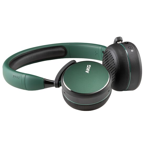 AKG Y400 WIRELESS - Green - Wireless mini on-ear headphones - Detailshot 2