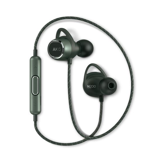 AKG N200WIRELESS - Green - Reference wireless in-ear headphones - Hero