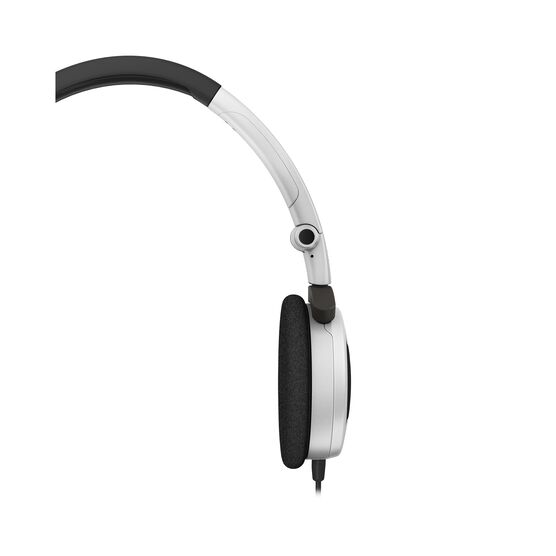 Y 30 - White - Stylish, uncomplicated, foldable headphones with 1 button universal remote/mic - Detailshot 2
