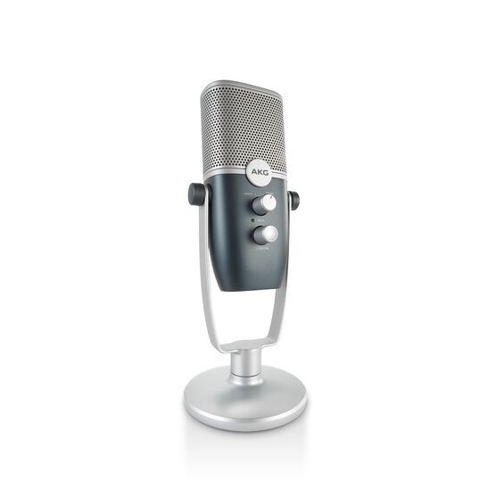 AKG Ara - Blue - Professional Two-Pattern USB Condenser Microphone - Detailshot 4