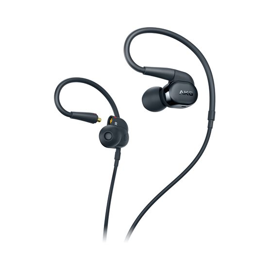 AKG N30 - Black - Hi-Res in-ear headphones with customizable sound - Hero