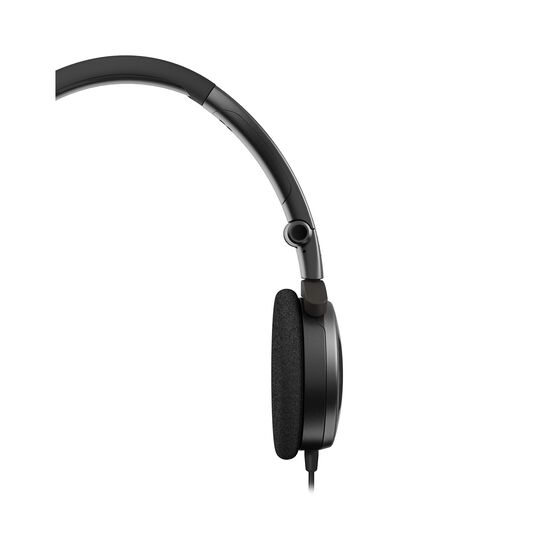 Y 30 - Black - Stylish, uncomplicated, foldable headphones with 1 button universal remote/mic - Detailshot 2