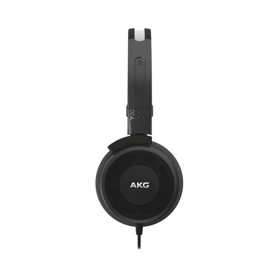 Y 30 - Black - Stylish, uncomplicated, foldable headphones with 1 button universal remote/mic - Detailshot 1