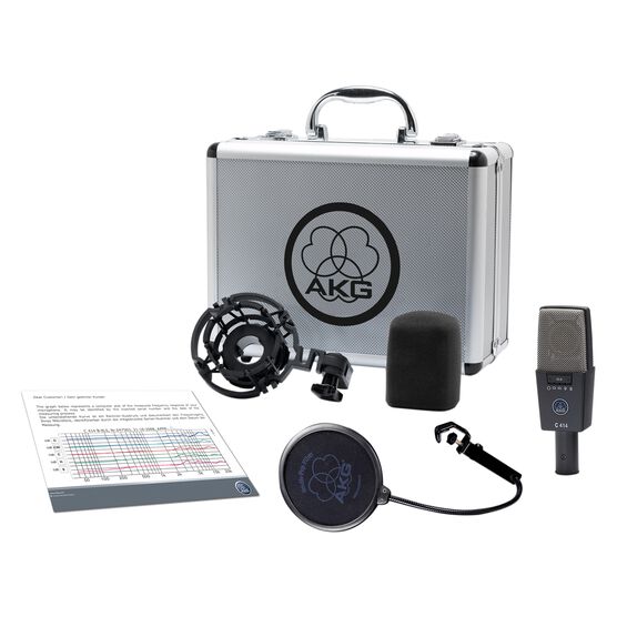 C414 XLS - Black - Reference multipattern 
condenser microphone - Detailshot 1