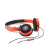 Y 30 - Red - Stylish, uncomplicated, foldable headphones with 1 button universal remote/mic - Hero