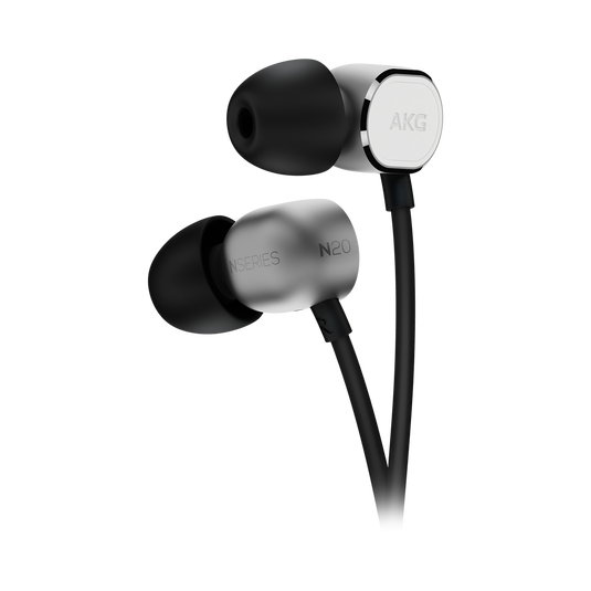 N20U - Silver - Reference class in-ear headphones with universal 3 button remote. - Detailshot 1 image number null