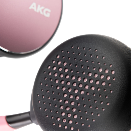 AKG Y400 WIRELESS - Pink - Wireless mini on-ear headphones - Detailshot 1 image number null