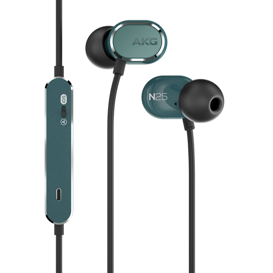 AKG N25 - Teal - Hi-Res in-ear headphones - Hero image number null