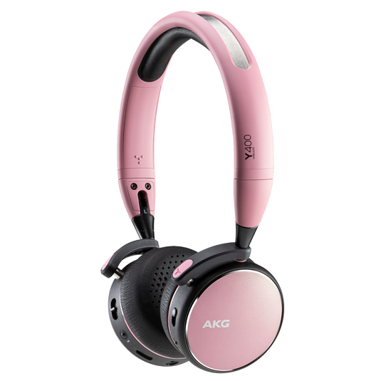 AKG Y400 WIRELESS - Pink - Wireless mini on-ear headphones - Hero image number null