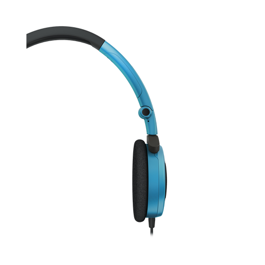 Y 30 - Teal - Stylish, uncomplicated, foldable headphones with 1 button universal remote/mic - Detailshot 1 image number null