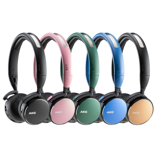 AKG Y400 WIRELESS - Black - Wireless mini on-ear headphones - Detailshot 4 image number null