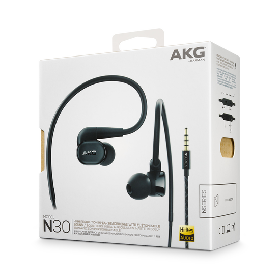 美品 AKG N30 イヤホン AKG N30(エヌ30) : AKG/カナルイヤホン,ハイレゾ,インイヤー