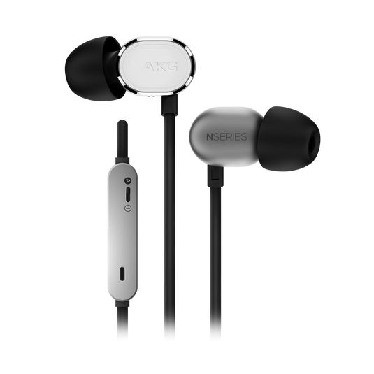N20U - Silver - Reference class in-ear headphones with universal 3 button remote. - Hero image number null