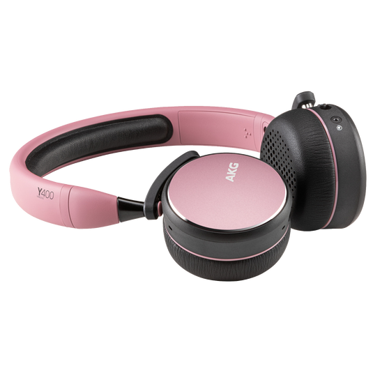 AKG Y400 WIRELESS - Pink - Wireless mini on-ear headphones - Detailshot 2 image number null