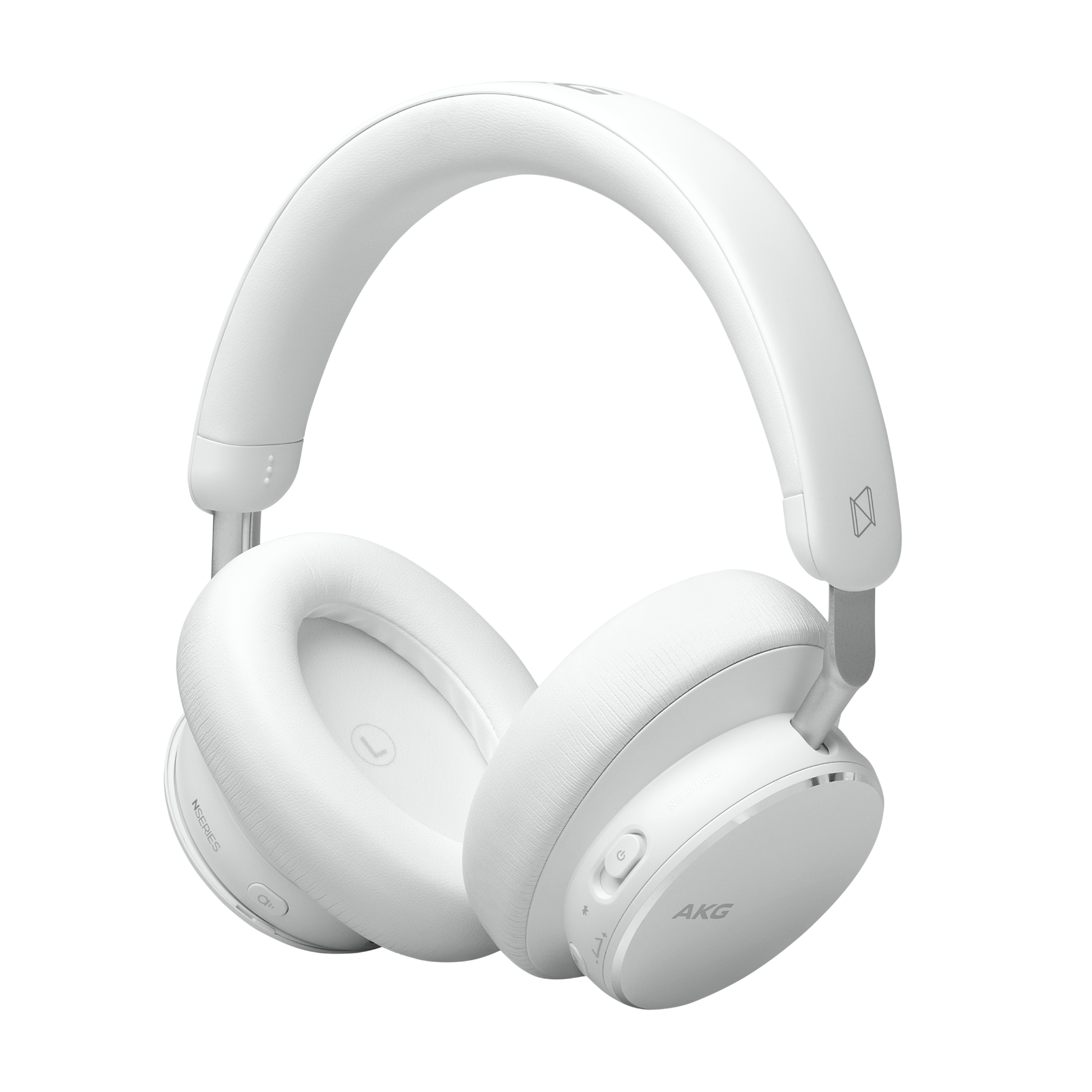 AKG N9 Hybrid - White - Wireless over-ear noise cancelling headphones - Detailshot 2