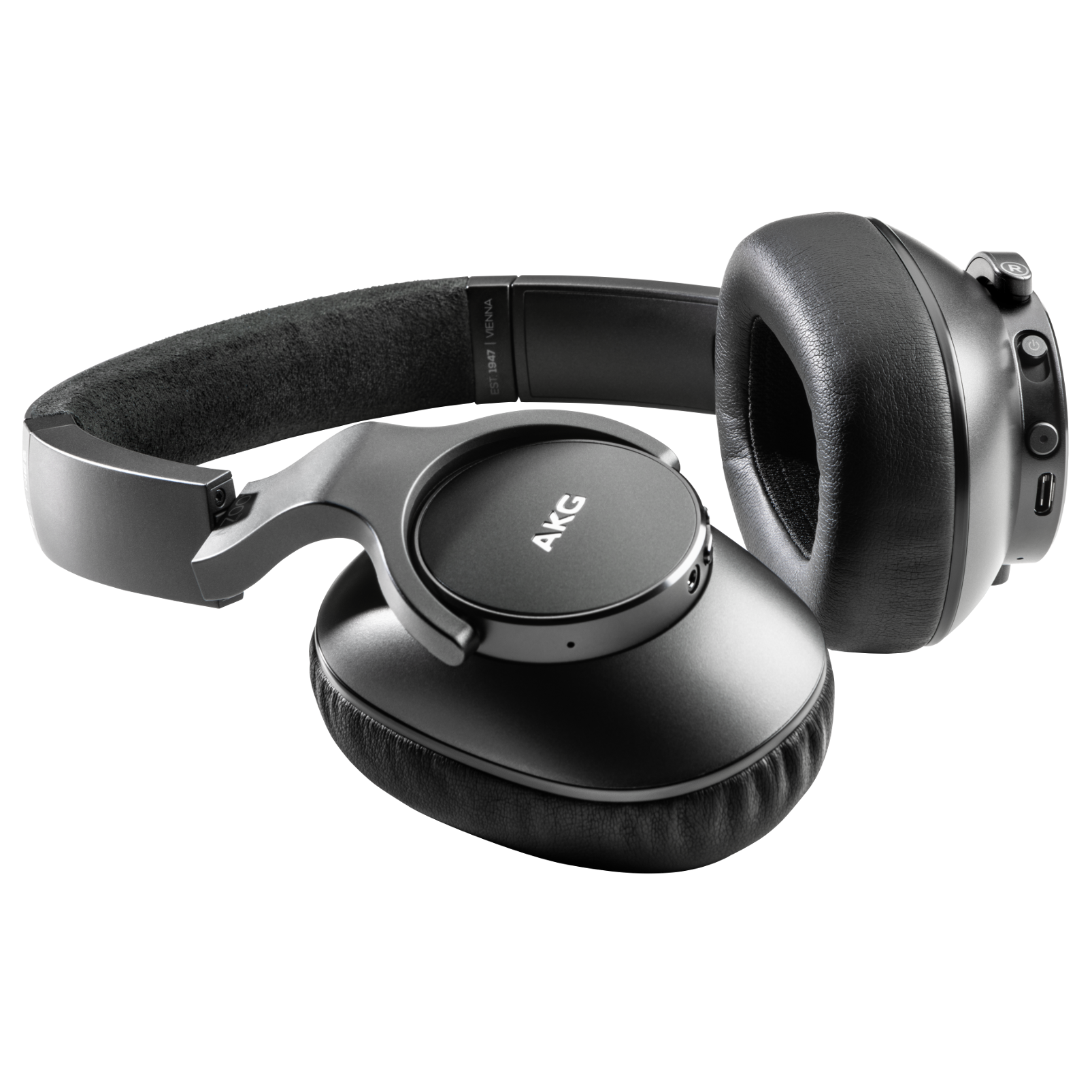 AKG N700NCM2 WIRELESS - Black - Wireless, Adaptive Noise Cancelling Headphones - Detailshot 1