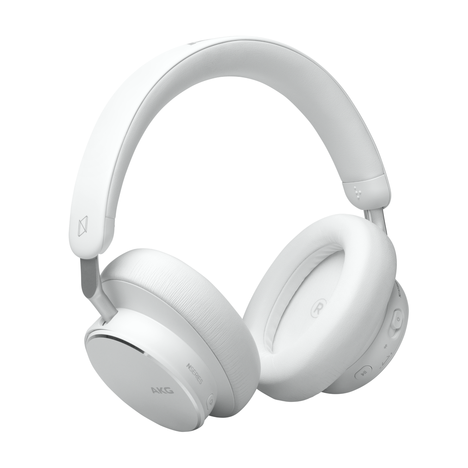 AKG N9 Hybrid - White - Wireless over-ear noise cancelling headphones - Detailshot 1