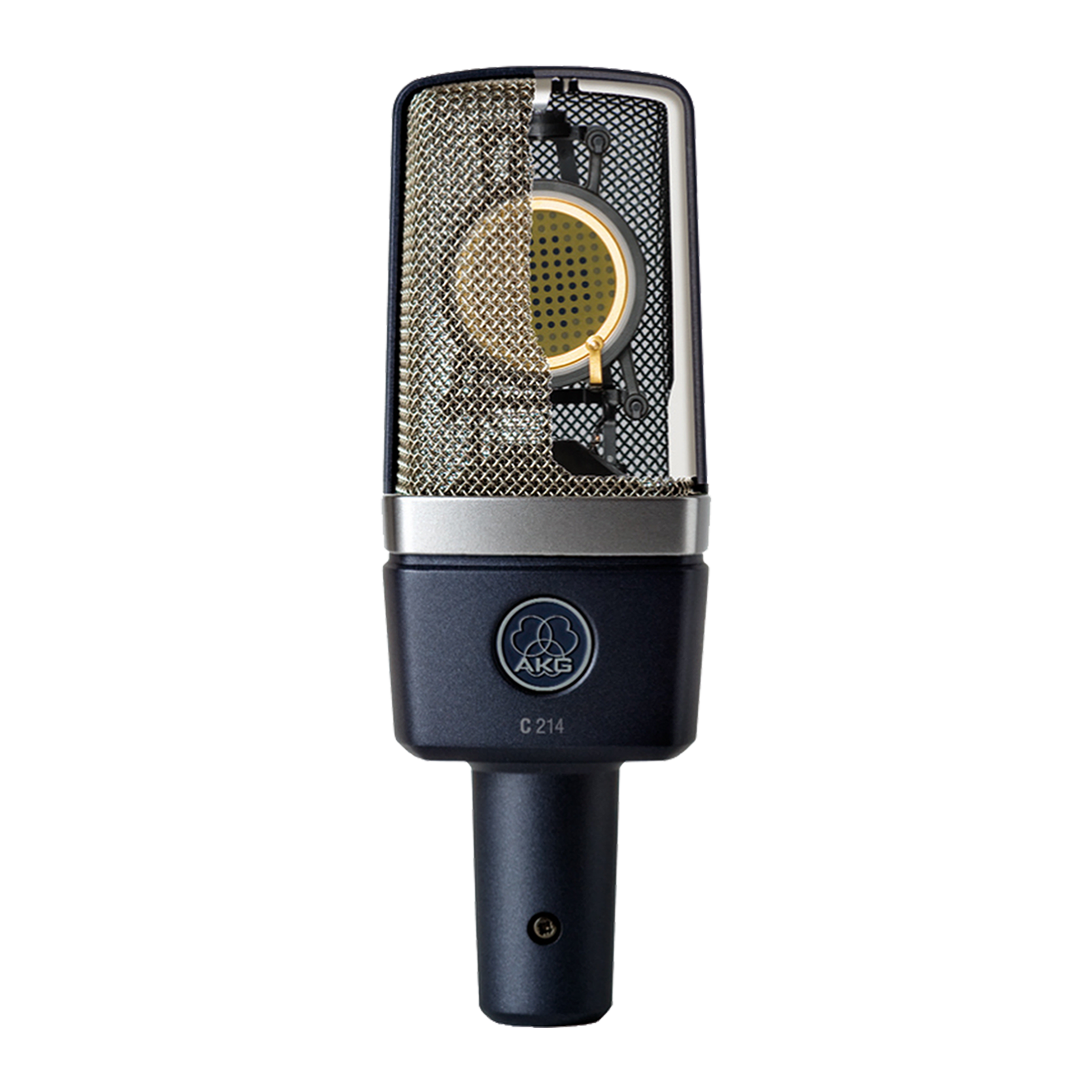 C214 - Black - Professional 
large-diaphragm 
condenser microphone - Detailshot 1