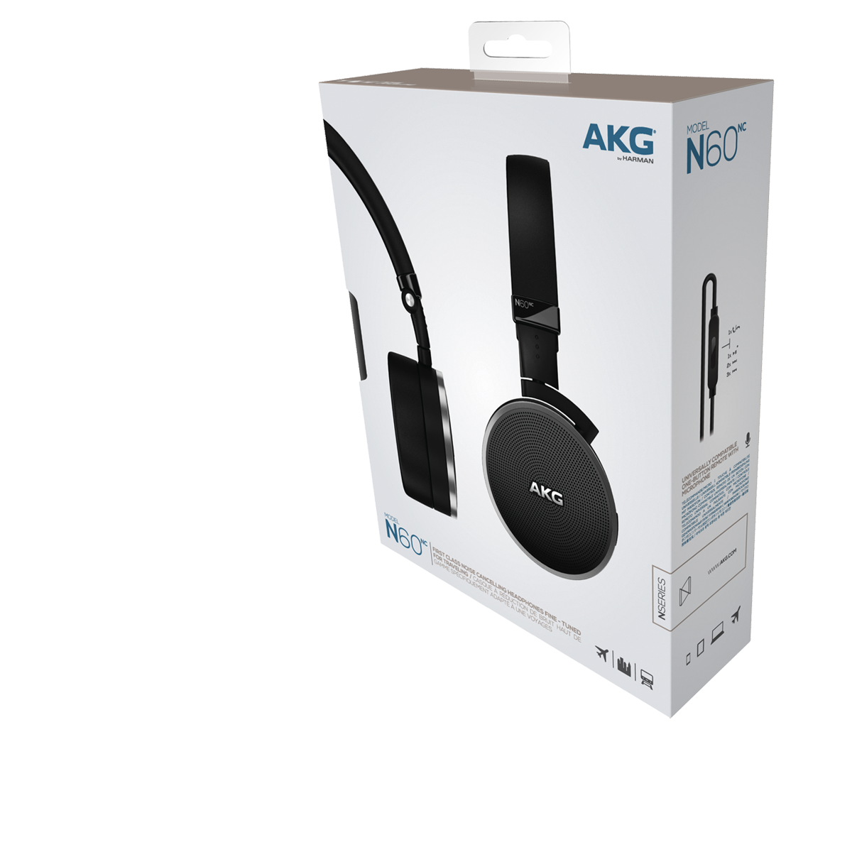 N60 NC(エヌ60エヌシー) : AKG/ノイズキャンセリングヘッドホン,オンイヤー