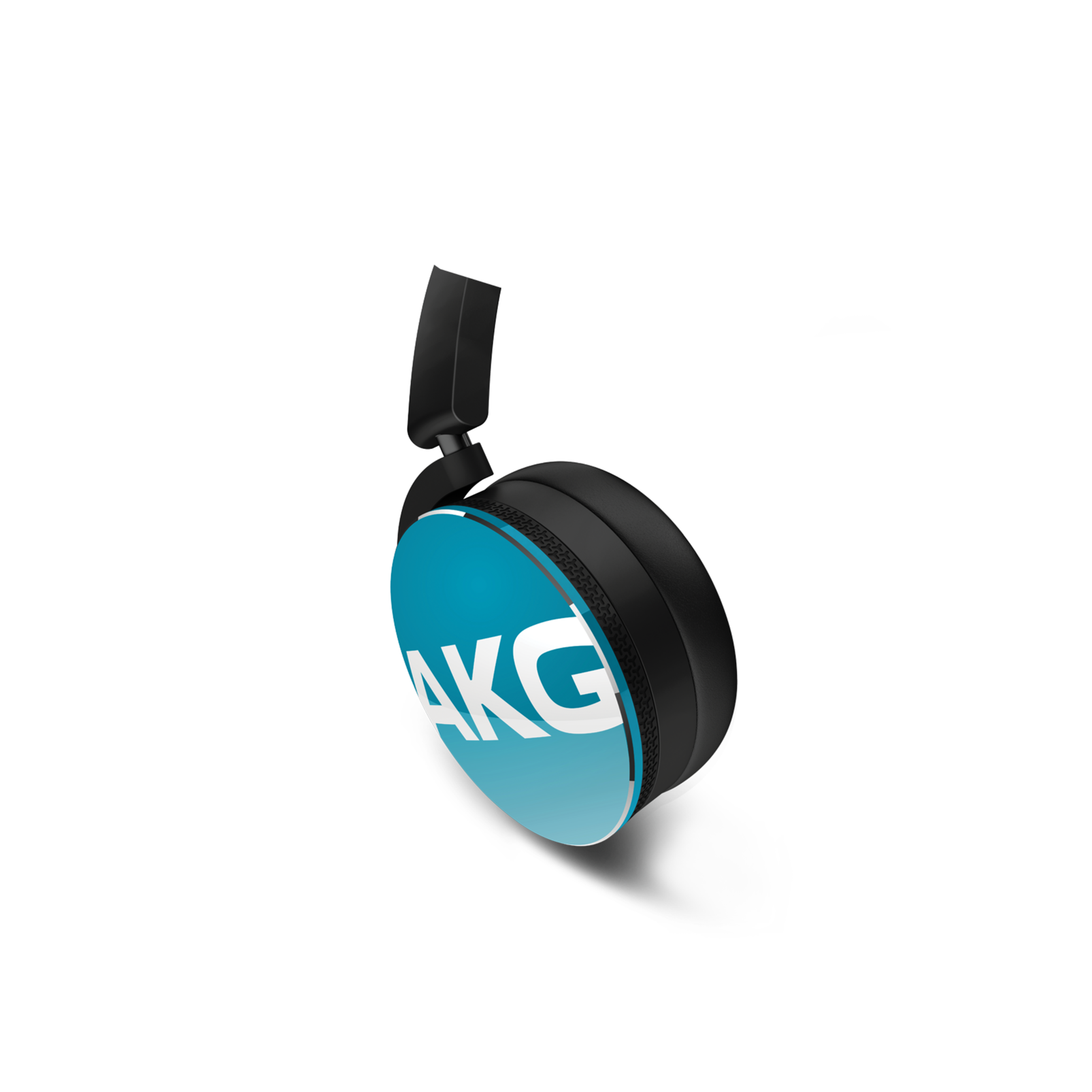 Y50 - Blue - On-ear headphones with AKG-quality sound, smart styling, snug fit and detachable cable with in-line remote/mic - Detailshot 1