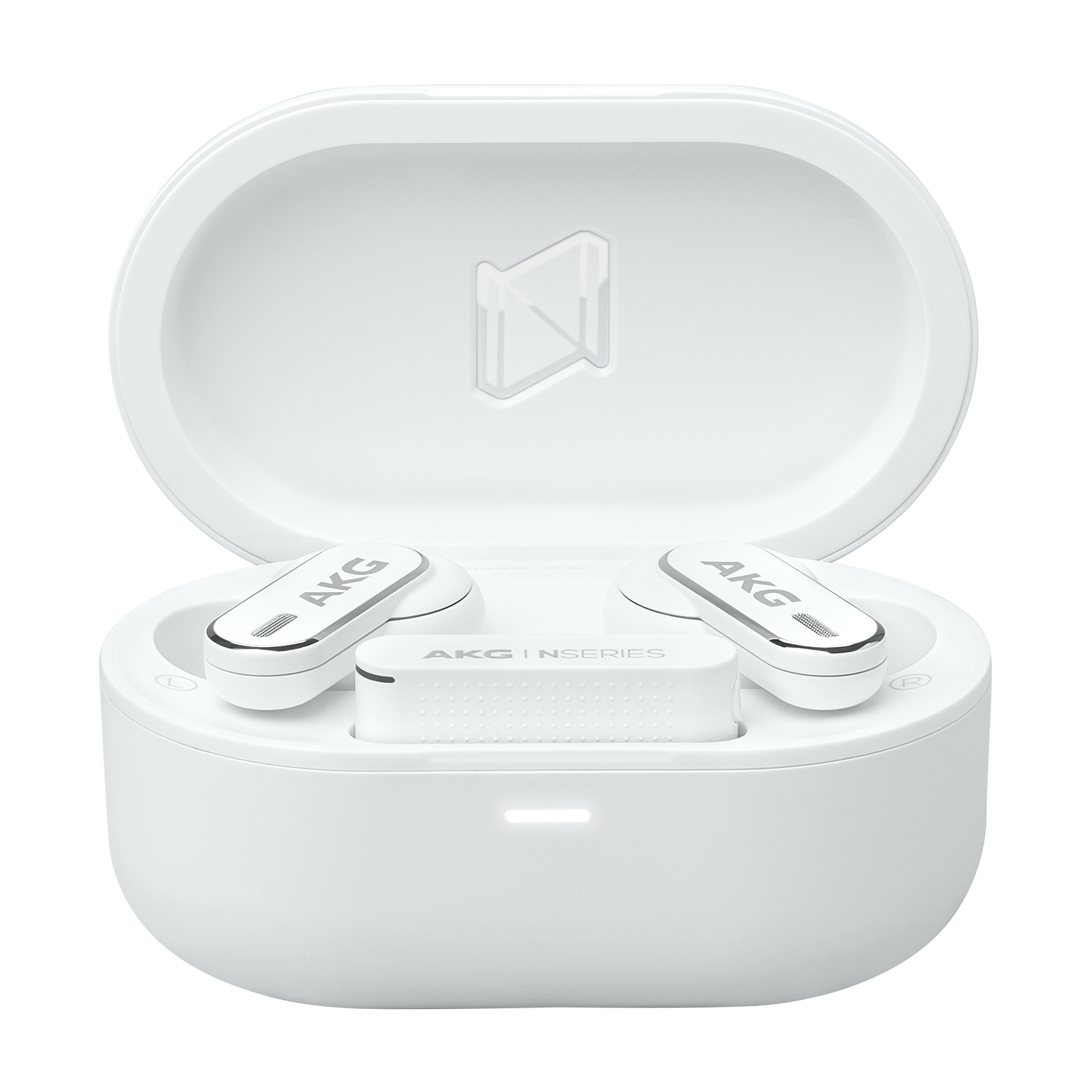 AKG N5 Hybrid - White - True wireless noise cancelling earbuds - Detailshot 2